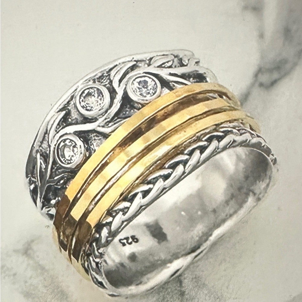 Or Paz Gemstone Spinner Ring